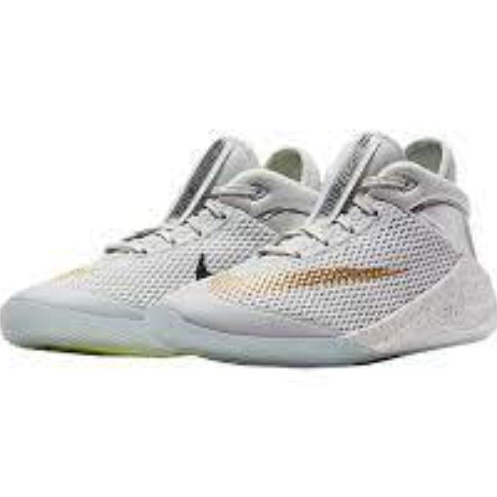 Youth NIKE Future Flight White/Gold Sneakers Shoes